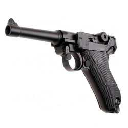 Pistola P08 4" BLACK GBB WE