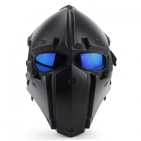 Mascara Obsidian A con lente malla y azul BK 