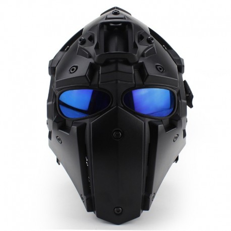 Mascara Obsidian A con lente malla y azul BK 
