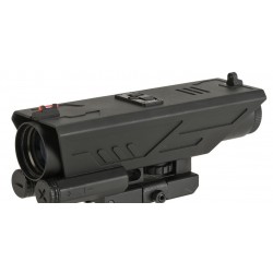 Visor VISM DELTA Illuminated 4x30 Scope with White & Red Navigation Lights - P4 Reticle